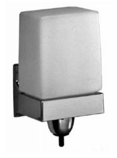 Bobrick Classic Series Liquidmate Wall Mounted Soap Dispenser, Chrome Plated Bracket