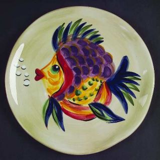 Tabletops Unlimited Under The Sea Salad Plate, Fine China Dinnerware   Coupe,Bri