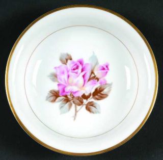 Noritake Rosetta Fruit/Dessert (Sauce) Bowl, Fine China Dinnerware   Pink Rose&R