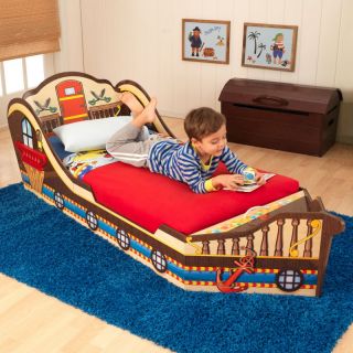 KidKraft Pirate Toddler Bed Multicolor   86928