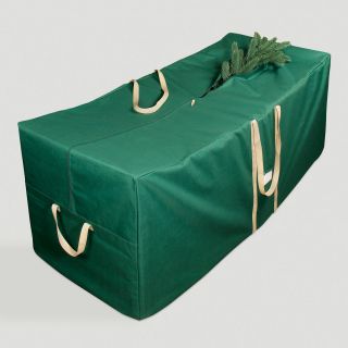 Large Green Christmas Tree Storage Bag with Wheels   World Market