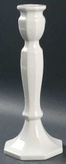 Red Cliff Heirloom 10 Tall Candlestick, Fine China Dinnerware   All White,Scall