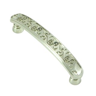 Stone Mill Hardware Oakley Satin Nickel Cabinet Pull (pack Of 10) (ZincHardware finish Satin nickel Pack of ten (10) cabinet pullsIntricate engraved patternSolid, high quality hardwareDimensions 4.25 inches long x 1 inch deepScrew spacing 3.75 inches)