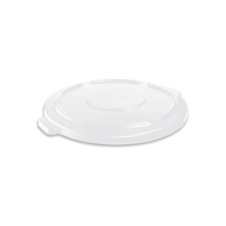 Rubbermaid Vented Round Brute Flat Top Lid, 24 1/2 X 1 1/2, White