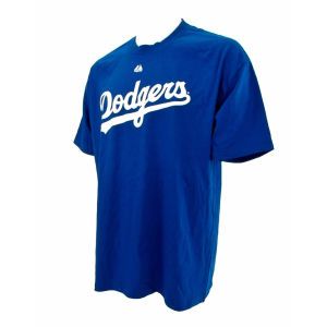 Los Angeles Dodgers Majestic MLB Official Wordmark T Shirt