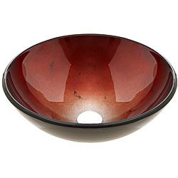 Vigo Inferno Glass Vessel Bathroom Sink