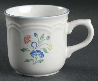 Hearthside Floral Expressions (Japan,Floral Center) Flat Cup, Fine China Dinnerw