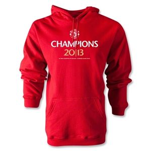 hidden Manchester United 2013 Champions Hoody (Red)