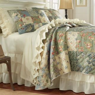Serenity Patchwork Quilt And Sham / Only Twin, Twin