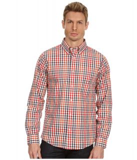 Jack Spade Wheaton Gingham Shirt Mens Long Sleeve Button Up (Red)