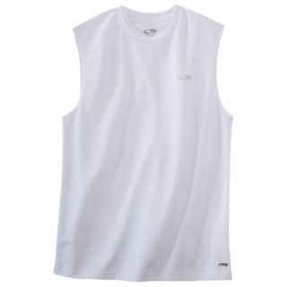 C9 by Champion Mens Tech Muscle Tee   White   L