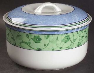Wedgwood Watercolour 2 Qt Round Covered Casserole, Fine China Dinnerware   Home