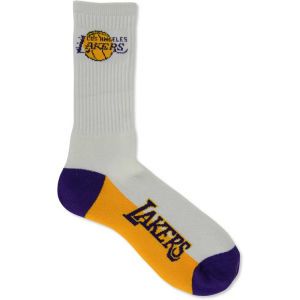 Los Angeles Lakers For Bare Feet Crew White 506 Sock