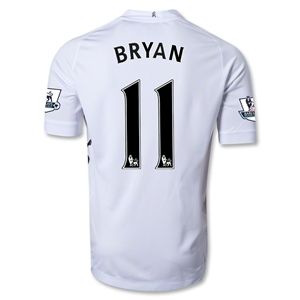 Kappa Fulham 12/13 BRYAN Authentic Home Soccer Jersey