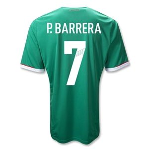 adidas Mexico 11/12 P. BARRERA Home Soccer Jersey