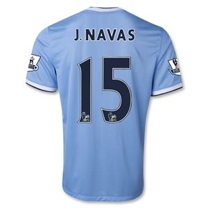 Nike Manchester City 13/14 J. NAVAS Home Soccer Jersey