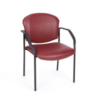 OFM Guest Reception Chair with 4 Legs 404 VAM 60 Seat / Back Color Wine
