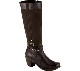 Womens Naot Gratify   Black Pearl Leather/Hash Leather Boots