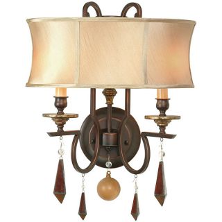 World Imports Turin Collection 2 light Wall Sconce
