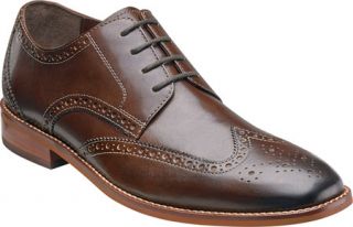 Mens Florsheim Castellano Wing Ox   Brown Smooth Leather Lace Up Shoes