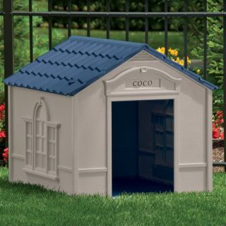 Suncast Large Deluxe Dog House DH350 Multicolor   DH350