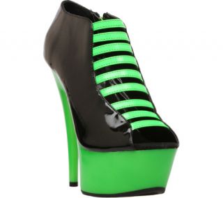 Womens Highest Heel Glow 121   Neon Green High Heels