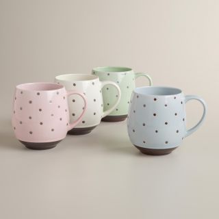 Dotted Mugs, Set of 4   World Market