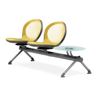 OFM Net Series Seating Bench with Table NB 3G Color Yellow