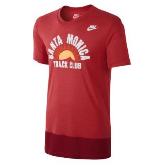 Nike Santa Monica Track Club Mens T Shirt   Light Crimson