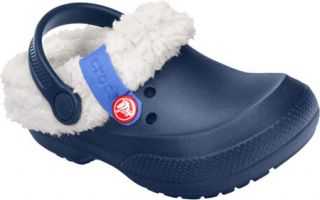 Infants/Toddlers Crocs Blitzen II Clog   Navy/Oatmeal Winter Shoes