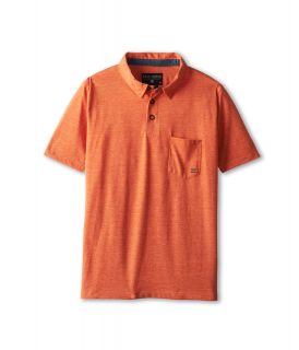 Billabong Kids Standard S/S Polo Boys Short Sleeve Pullover (Orange)