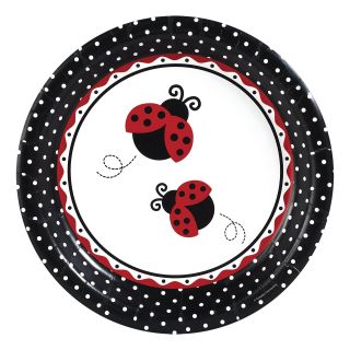 LadyBug Fancy Banquet Dinner Plates