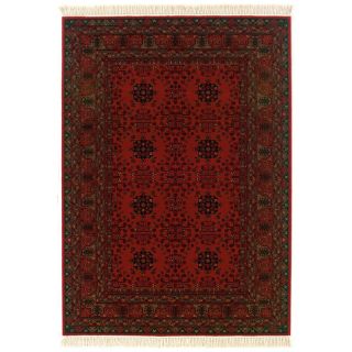 Couristan Kashimar Afghan Nomad Red Oriental Rug   7870/1872 2.2X4.9, 2.2 x 4.9