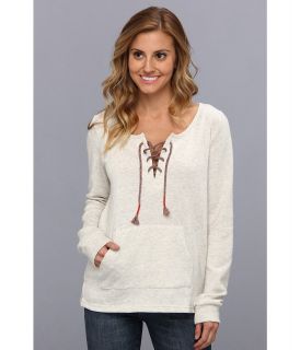 Element Lumineer Pullover Fleece Womens Long Sleeve Pullover (White)