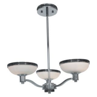 Access Lighting Onyx Chandelier   21W in. Chrome Multicolor   23869 CH/OPL