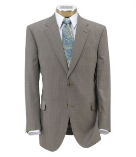 Signature Imperial Wool/Silk Suit with Plain Front Trousers Extended Sizes JoS.