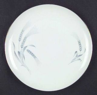 Royal Bayreuth Rob57 Dinner Plate, Fine China Dinnerware   Grey Wheat Husks And