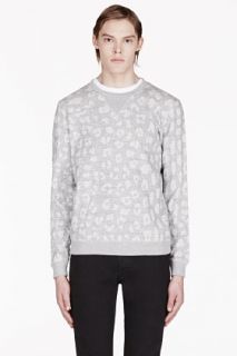 Marc By Marc Jacobs Grey Leopard Sweater