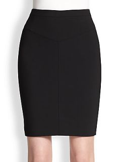 Narciso Rodriguez Paneled Pencil Skirt   Black