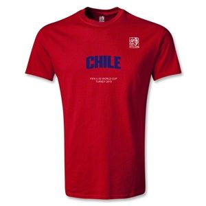 Euro 2012   FIFA U 20 World Cup 2013 Chile T Shirt (Red)