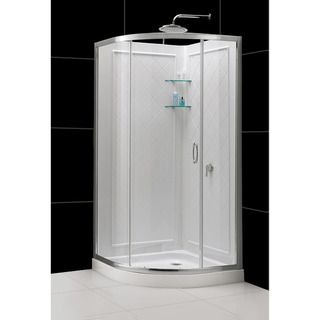 Dreamline Solo Sliding Shower Enclosure, Base And Shower Backwall Kit