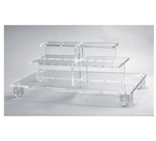 Rosseto Serving Solutions 3 Tier Pagoda Display Stand   26 1/3x13 3/4x9 1/2 Acrylic, Clear