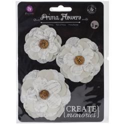 Perdu Mulberry Paper Flowers 1 To 2.75 3/pkg