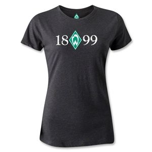 hidden Werder Bremen 1899 Womens T Shirt (Dark Gray)