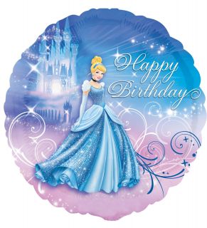 Cinderella Happy Birthday Foil Balloon