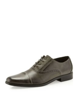 Op Tip Perforated Lace Up, Pewter