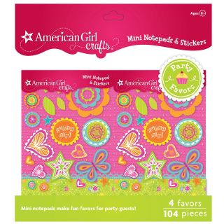 American Girl Crafts   Mini Notepads Sticker Kits