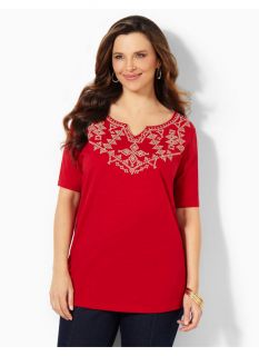 Catherines Plus Size Origami Tee   Womens Size 0X, Chili Pepper