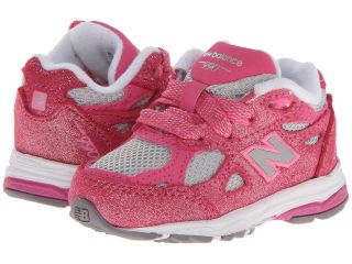 New Balance Kids 990v3 Girls Shoes (Pink)