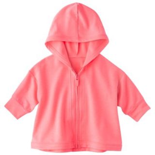 Circo Infant Toddler Girls Quarter Sleeve ZipUp Hoodie   Primo Pink 4T